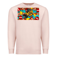 Pale Pink skidsteer sippy Premium Sweatshirt - Artiststas
