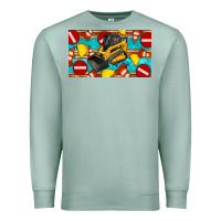 Seafoam skidsteer sippy Premium Sweatshirt - Artiststas
