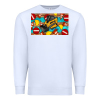 White skidsteer sippy Premium Sweatshirt - Artiststas