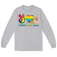 Moon Dust peace love rock pride Long Sleeve Tee - texasbilliewilder