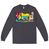 Smoke peace love rock pride Long Sleeve Tee - texasbilliewilder