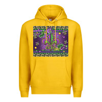 Lemon mardi gras fleur de lis Premium Hoodie - MaliasSmallBusiness