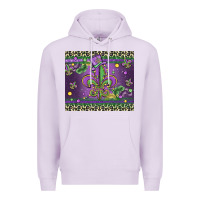 Lilac mardi gras fleur de lis Premium Hoodie - MaliasSmallBusiness