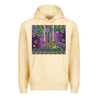 Pina Colada mardi gras fleur de lis Premium Hoodie - MaliasSmallBusiness