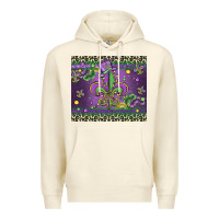 Sandshell mardi gras fleur de lis Premium Hoodie - MaliasSmallBusiness