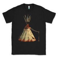 Black teepe tipi Classic Tee - FaDigitalArtStudio