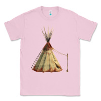 Bubblegum Pink teepe tipi Classic Tee - FaDigitalArtStudio