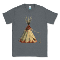 Charcoal Heather teepe tipi Classic Tee - FaDigitalArtStudio