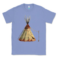 Colony Blue teepe tipi Classic Tee - FaDigitalArtStudio
