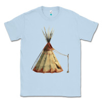 Dusty Blue teepe tipi Classic Tee - FaDigitalArtStudio