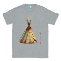Heather Grey teepe tipi Classic Tee - FaDigitalArtStudio