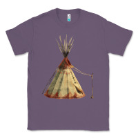 Lavender teepe tipi Classic Tee - FaDigitalArtStudio