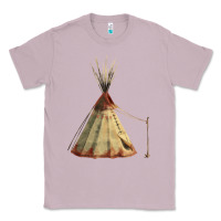 Lilac teepe tipi Classic Tee - FaDigitalArtStudio