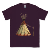 Plum teepe tipi Classic Tee - FaDigitalArtStudio