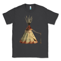 Smoke teepe tipi Classic Tee - FaDigitalArtStudio