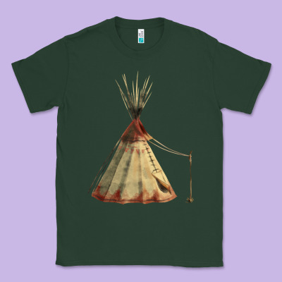 Teepe Tipi Classic Tee Designed By Fadigitalartstudio