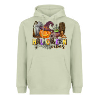 Matcha halloween vibes Heavyweight Hoodie - AdoDesignShop