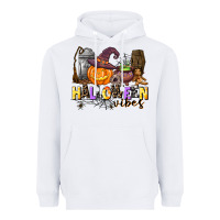 White halloween vibes Heavyweight Hoodie - AdoDesignShop