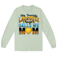 Matcha my favorite lacrosse player calls me mom Long Sleeve Tee - Zillion Design Studio