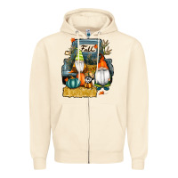 Sandshell farm truck autumn gnomes Zipper Hoodie - RanaPortraitStore