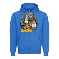 True Royal farm truck autumn gnomes Zipper Hoodie - RanaPortraitStore