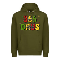 Army Green 366 days black history Premium Hoodie - MaliasSmallBusiness