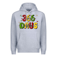 Heather Grey 366 days black history Premium Hoodie - MaliasSmallBusiness