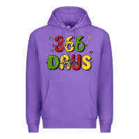 Purple 366 days black history Premium Hoodie - MaliasSmallBusiness