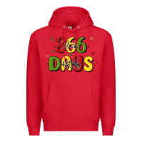 Red 366 days black history Premium Hoodie - MaliasSmallBusiness