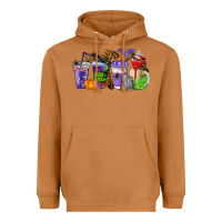 Meerkat halloween coffee cups Heavyweight Hoodie - AdoDesignShop