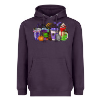 Plum halloween coffee cups Heavyweight Hoodie - AdoDesignShop