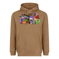 Toasted Coconut halloween coffee cups Heavyweight Hoodie - AdoDesignShop