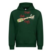 Forest Green cheers to the new year Urban Hoodie - MaliasSmallBusiness