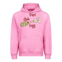 Fuchsia Pink cheers to the new year Urban Hoodie - MaliasSmallBusiness