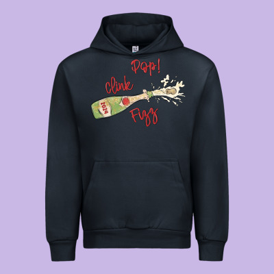 Cheers To The New Year Urban Hoodie Designed By Maliassmallbusiness
