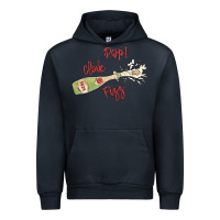 Navy cheers to the new year Urban Hoodie - MaliasSmallBusiness