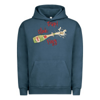 Pigment Midnight Navy cheers to the new year Urban Hoodie - MaliasSmallBusiness