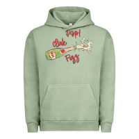 Pigment Oil Green cheers to the new year Urban Hoodie - MaliasSmallBusiness