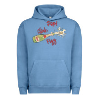 Pigment Pebble Blue cheers to the new year Urban Hoodie - MaliasSmallBusiness
