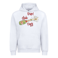 White cheers to the new year Urban Hoodie - MaliasSmallBusiness