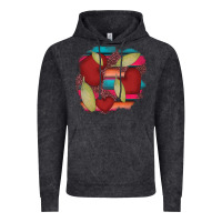 Vintage Black heart and serape patches Vintage Hoodie - AdoDesignShop