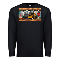Black steam roller sippy cup Premium Sweatshirt - Artiststas