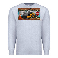 Heather Grey steam roller sippy cup Premium Sweatshirt - Artiststas