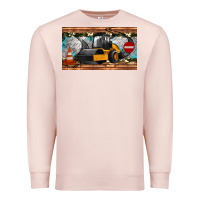 Pale Pink steam roller sippy cup Premium Sweatshirt - Artiststas
