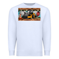 White steam roller sippy cup Premium Sweatshirt - Artiststas