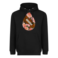 Black american football and western roses teardrop Heavyweight Hoodie - BundleAndBundleShop