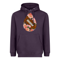 Plum american football and western roses teardrop Heavyweight Hoodie - BundleAndBundleShop