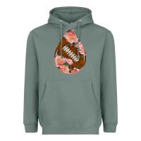 Sage american football and western roses teardrop Heavyweight Hoodie - BundleAndBundleShop