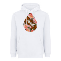White american football and western roses teardrop Heavyweight Hoodie - BundleAndBundleShop