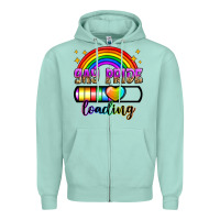 Gay Pride Loading Zipper Hoodie | Teevron